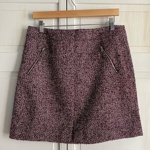 Ann Taylor LOFT Herringbone Tweed Skirt